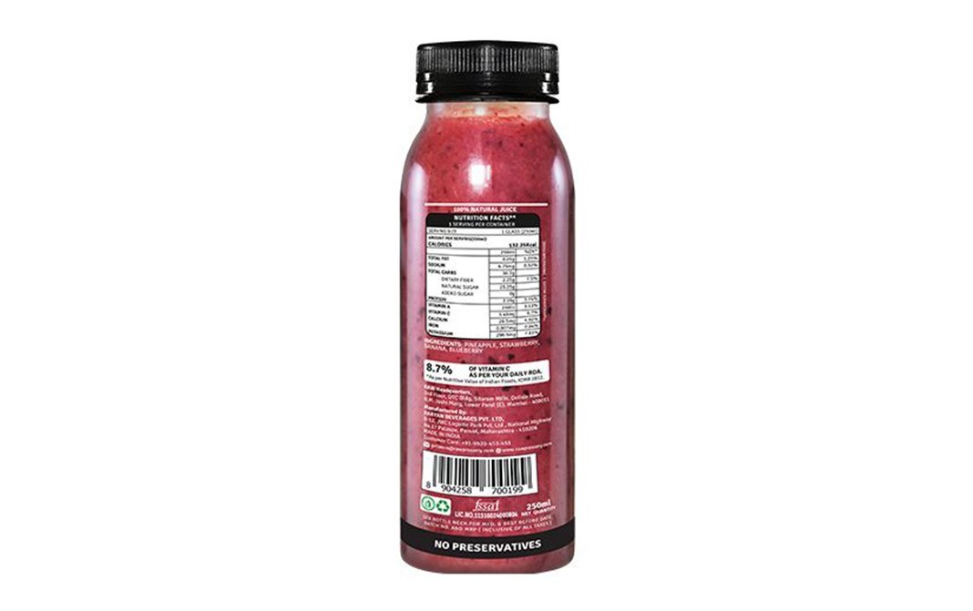 Raw Pressery Life Juice    Bottle  250 millilitre